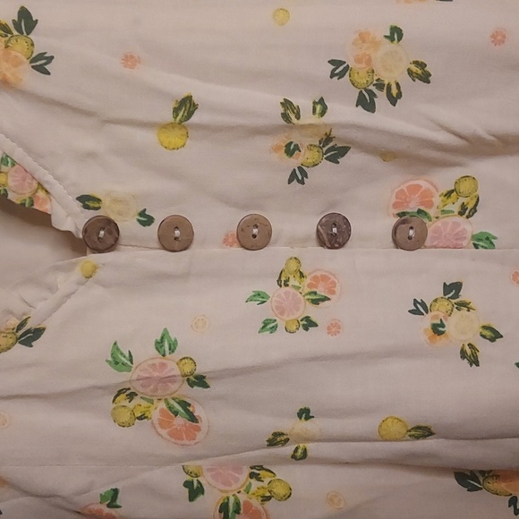 FREE PEOPLE Citrus Surprise Ruffled Open Tie Back Dress - Picture 5 of 12